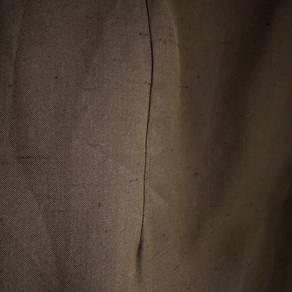 Michale Kors Made in Italy 2006 Raw Silk Beaded embroidered Bodycon Dress 8 - Picture 7 of 12